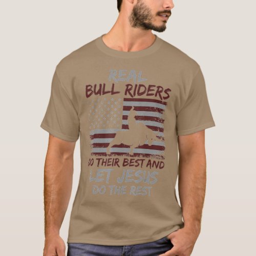 Christian Bull Riding  Bull Rider  Western  T_Shirt