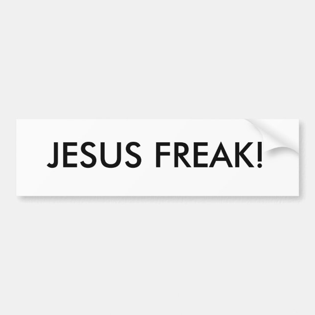 CHRISTIAN BUMPER STICKER (Front)