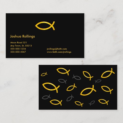 Customizable Christian - Business Card