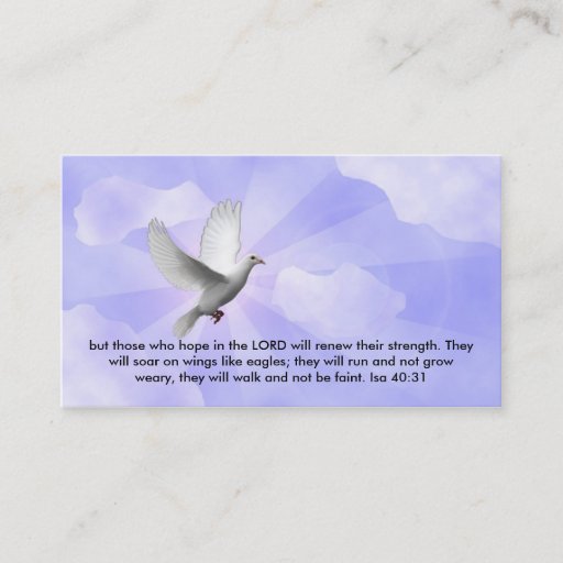 Customizable christian business card