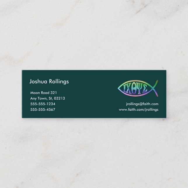 Christian - Business Card (Front)