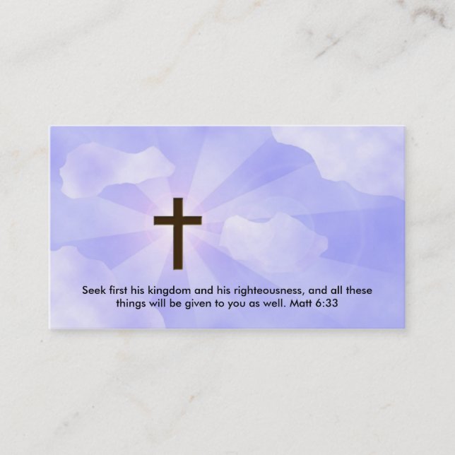 Christian Business Card (Front)