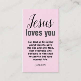 Christian business card