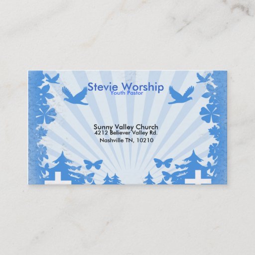 Customizable Christian Business Card