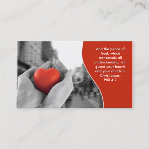 Customizable Christian Business Card