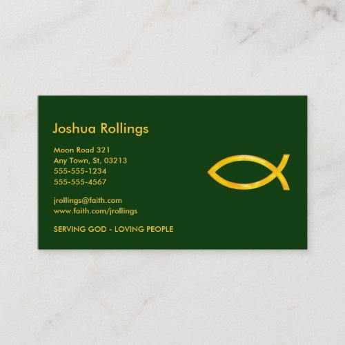 Christian - Business Card