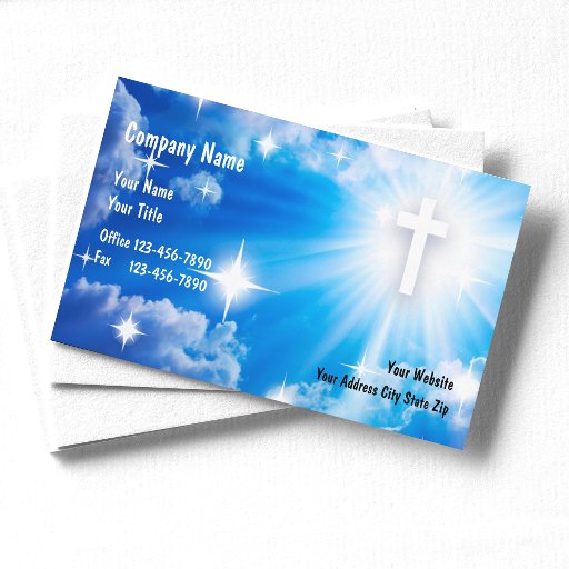Customizable Christian Business Cards