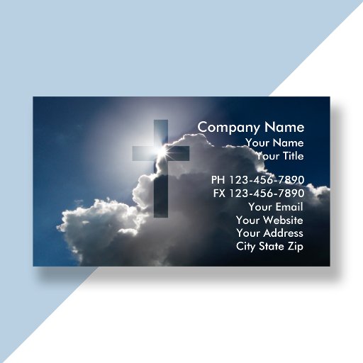Customizable Christian Business Cards