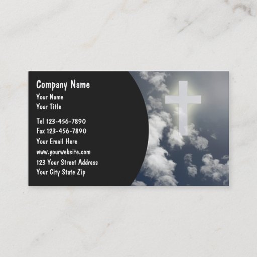 Customizable Christian Business Cards