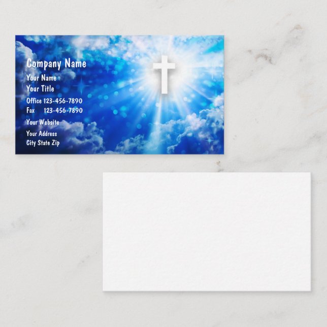 Christian Business Cards (Front/Back)