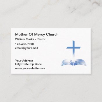 Christian Business Cards Simple Design by Luckyturtle at Zazzle