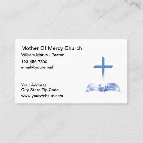 Christian Business Cards Simple Design