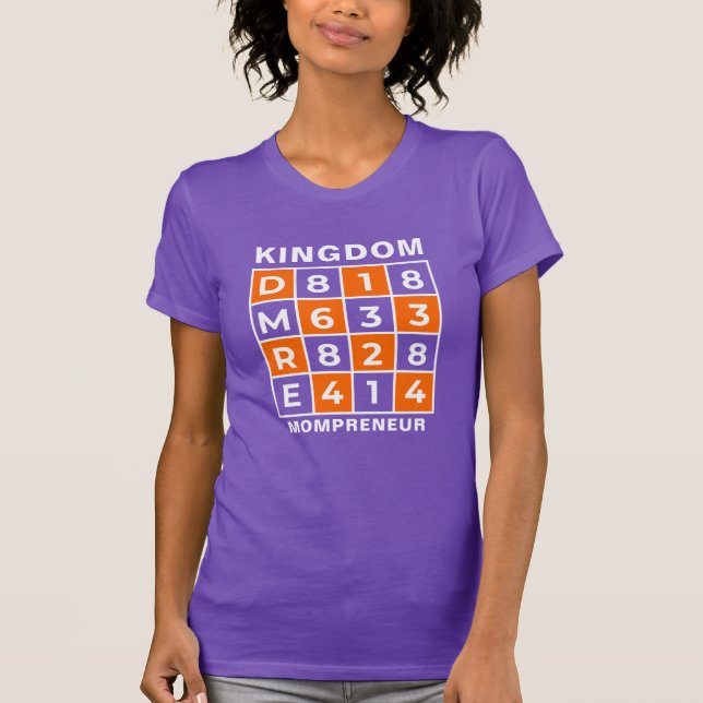 Christian Business KINGDOM MOMPRENEUR T-Shirt (Front)