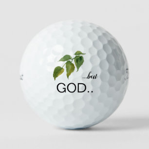 Christian "...but GOD..." Foliage Golf Balls