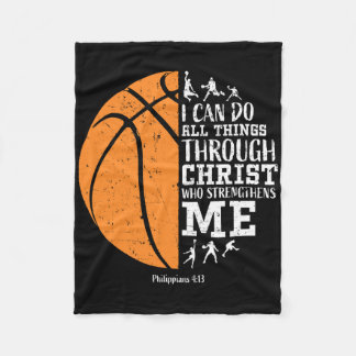 Christian Bysketbyll Men Boys Kids Religious Gifts Fleece Blanket