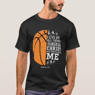 Christian Bysketbyll Men Boys Kids Religious Gifts T-Shirt