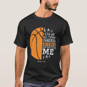 Christian Bysketbyll Men Boys Kids Religious Gifts T-Shirt