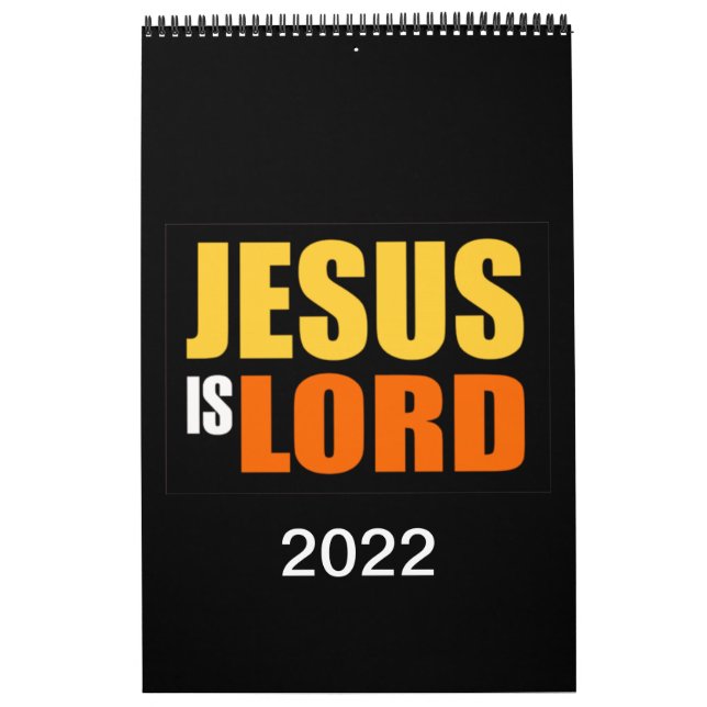 Christian Calendar 2022 - Bold Colors (Cover)
