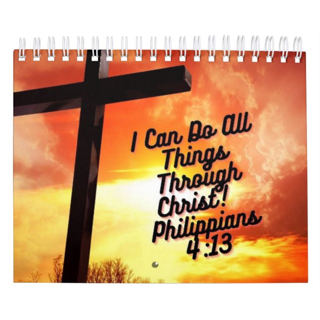 Christian  calendar with Bible verses (Cover)