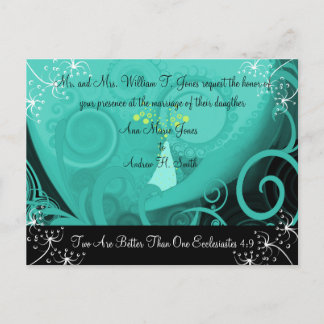 Christian Calla Lily Two are Better Than One Invitation Postcard