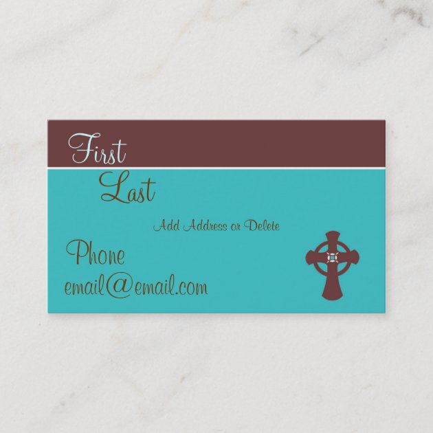 Christian Calling Card Zazzle