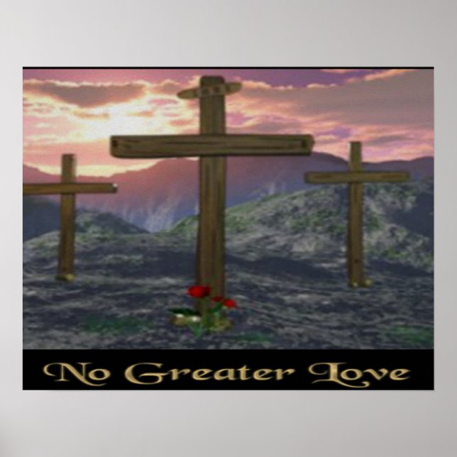 Christian Calvary art poster (Front)