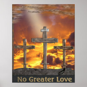 Christian Calvary art poster