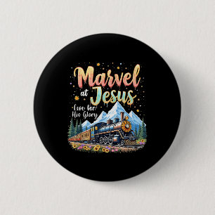 Christian Camp Vbs 2025 His Glory Junction Train T Button