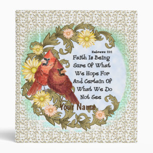 Christian Cardinals Faith binder