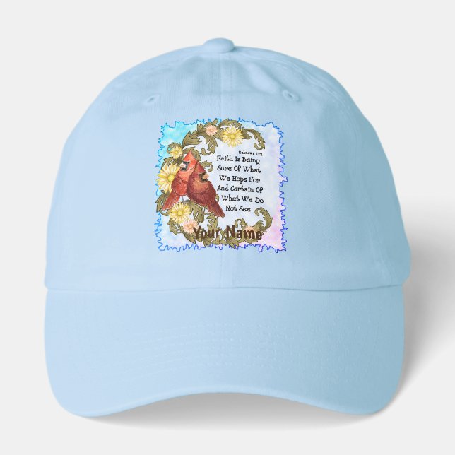 Christian Cardinals Faith custom name  Hat (Front)