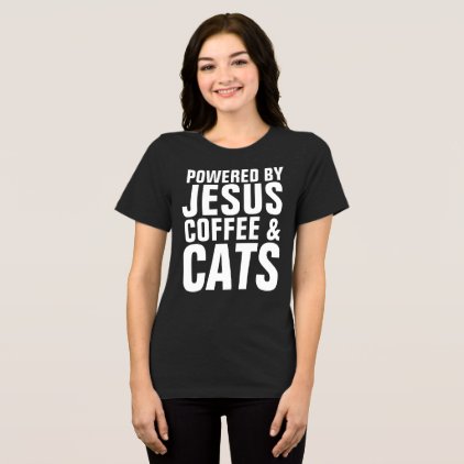 Christian Cat T-shirts, JESUS CATS COFFEE T-Shirt