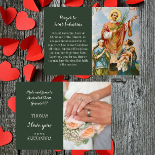 Christian Catholic Wife Husband Valentine's Day Holiday Card