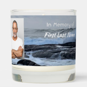 Christian Celebration Life Keepsake Storm Ocean Scented Candle