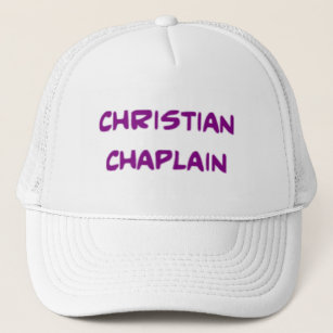 christian chaplain, awesome trucker hat