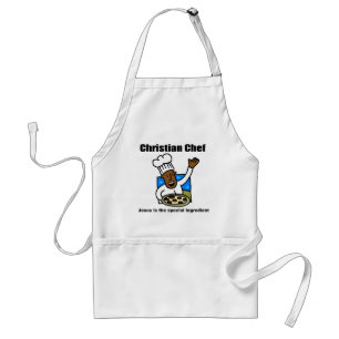 Christian Chef religious gift Adult Apron