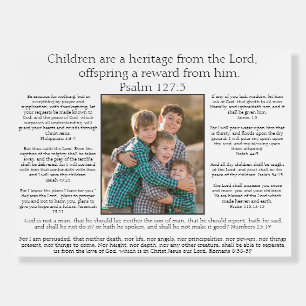 Christian Children Scriptures Foam Board