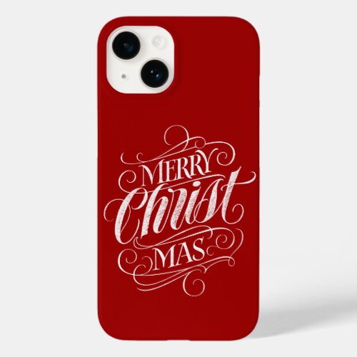 Christian Christ Christmas Chalkboard Calligraphy  Case_Mate iPhone 14 Case