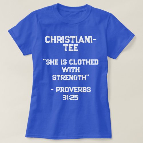 Christian Christiani_TEE Clothed with Strenght  T_Shirt