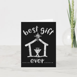 Christian Christmas  Best Gift Ever Jesus Story  Card