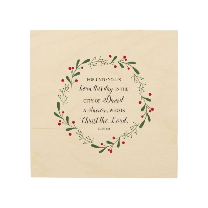 Christian Christmas Bible Verse Jesus Savior Luke Wood Wall Art Zazzle Com Enjoy free shipping & browse our great selection of christmas decorations, outdoor nativity scenes, christmas inflatables and more! christian christmas bible verse jesus savior luke wood wall art zazzle com