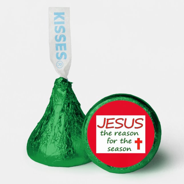 Christian Christmas Candy Hershey®'s Kisses® (Front)