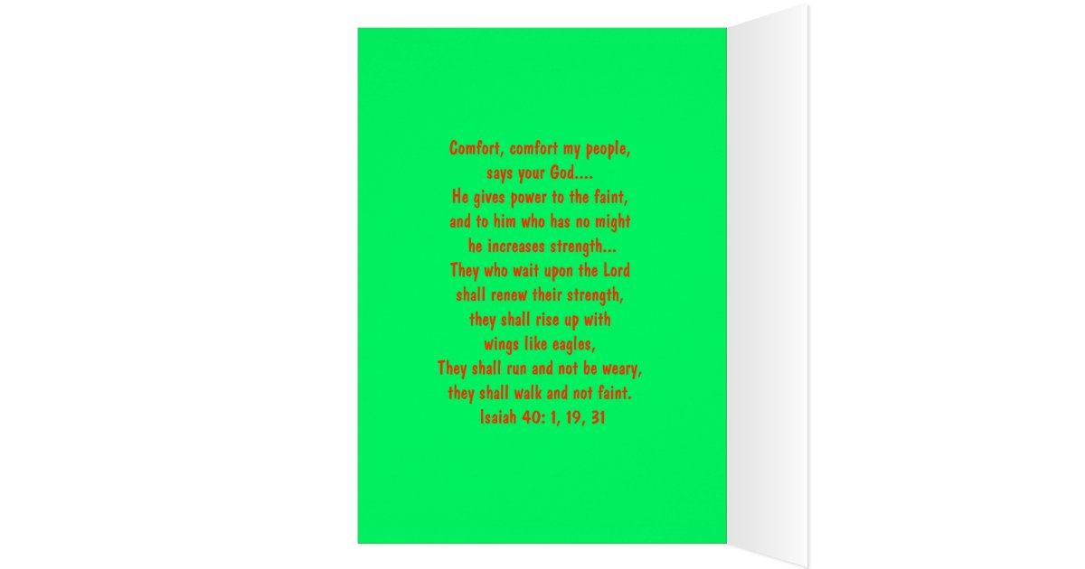 Christian Christmas card for bereaved person. Zazzle