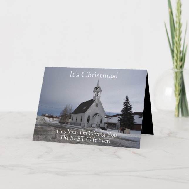Christian Christmas Card with Gospel message (Front)