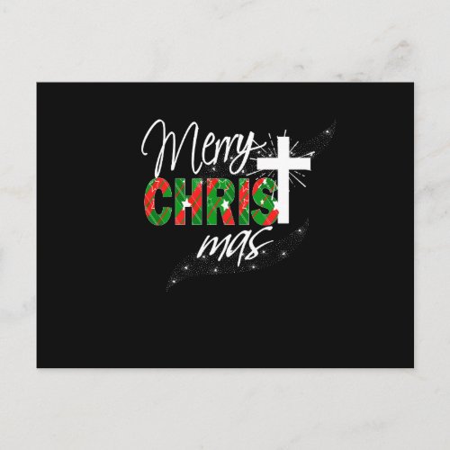 Christian Christmas Gift Merry Christmas With Postcard