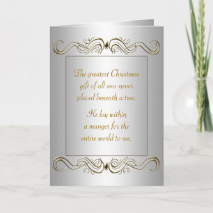 Christian Christmas Holiday Card
