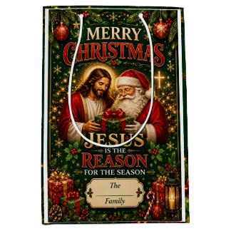 Christian Christmas | Jesus Is The Reason Medium Gift Bag