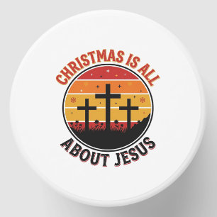 Christian Christmas Jesus Sunset Cross T-Shirt Des Mini Candle Favors