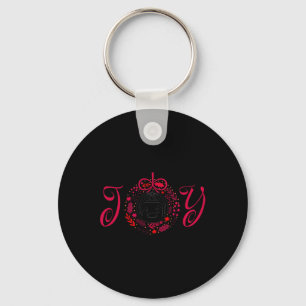 Christian Christmas Joy Jesus Nativity Scene Faith Keychain