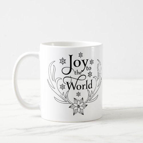 Christian Christmas Joy to the World Coffee Mug
