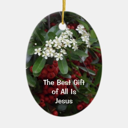 Christian Christmas Ornament - The Best Gift